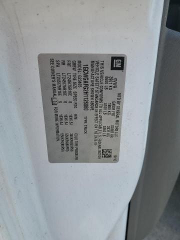 2017 CHEVROLET EXPRESS G2 1GCWGAFG2H1126060