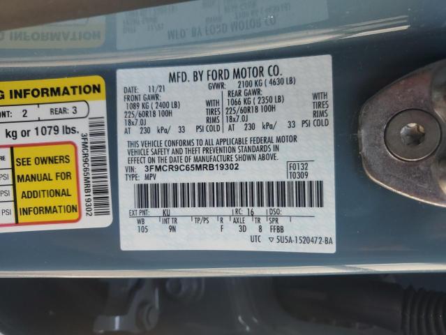 2021 FORD BRONCO SPO 3FMCR9C65MRB19302