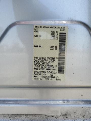 2016 NISSAN LEAF 1N4AZ0CP1GC304214