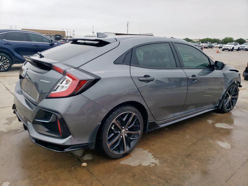 Vin: shhfk7h46mu212041, lot: 59607115, honda civic sport 20213