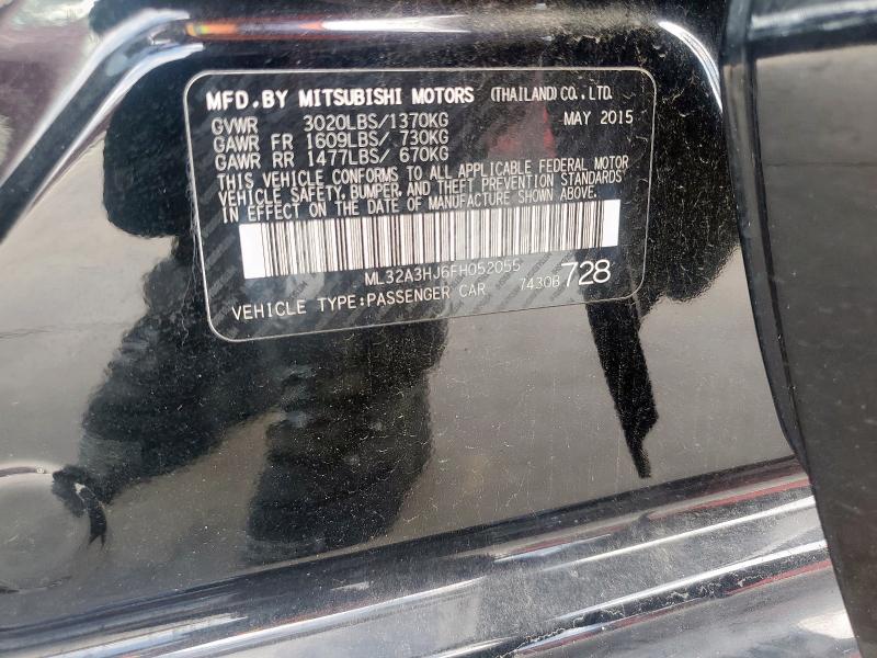 2015 MITSUBISHI MIRAGE DE ML32A3HJ6FH052055