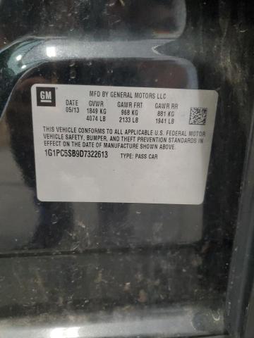 2013 CHEVROLET CRUZE LT - 1G1PC5SB9D7322613