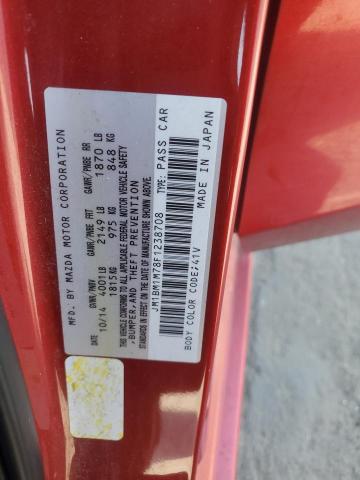 2015 MAZDA 3 GRAND TO JM1BM1M78F1238708