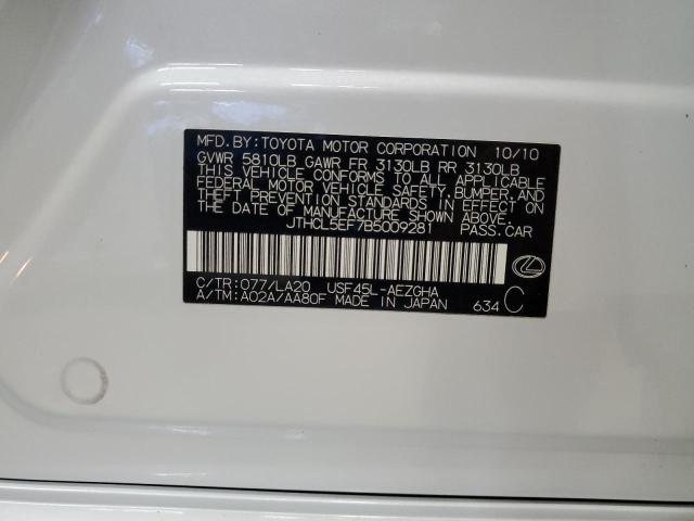 2011 LEXUS LS 460 - JTHCL5EF7B5009281