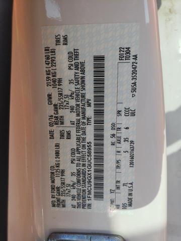 2016 FORD ESCAPE SE - 1FMCU9GX1GUC58955