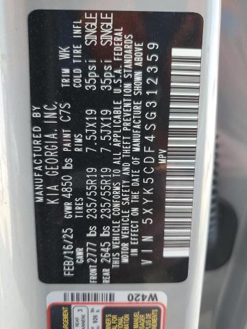 2025 KIA SPORTAGE S 5XYK5CDF4SG312359