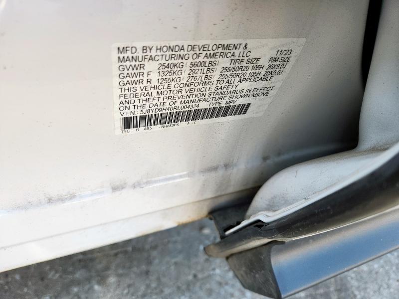 2024 ACURA MDX TECHNO - 5J8YD9H40RL004324