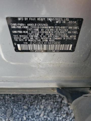 2015 SUBARU FORESTER 2 - JF2SJADC4FH489806