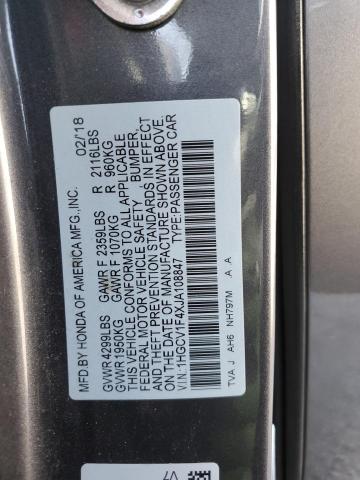 2018 HONDA ACCORD EX - 1HGCV1F4XJA108847
