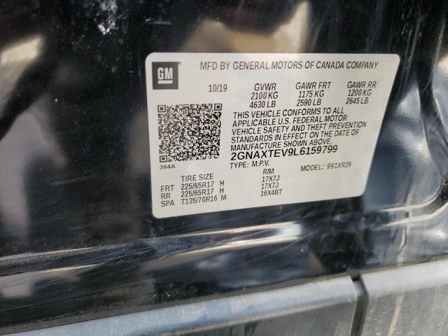 2020 CHEVROLET EQUINOX LT - 2GNAXTEV9L6159799