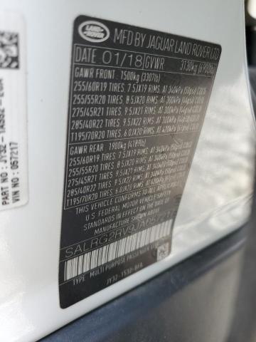 2018 LAND ROVER DISCOVERY SALRG2RV9JA057217