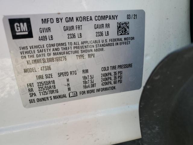 2021 BUICK ENCORE GX KL4MMESL8MB169276