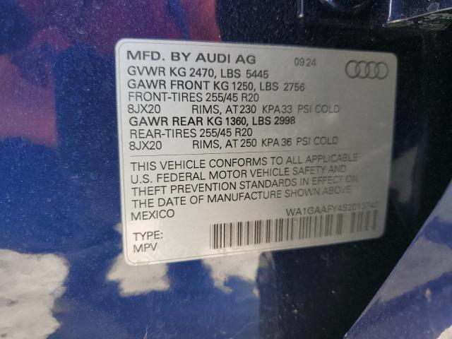 2025 AUDI Q5 PREMIUM WA1GAAFY4S2013740