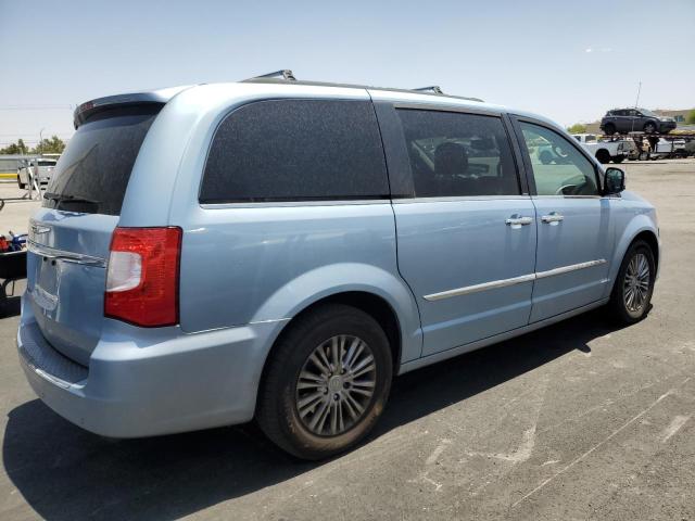 CHRYSLER TOWN AND C 2013 blue  flexible fuel 2C4RC1CG2DR534612 photo #4