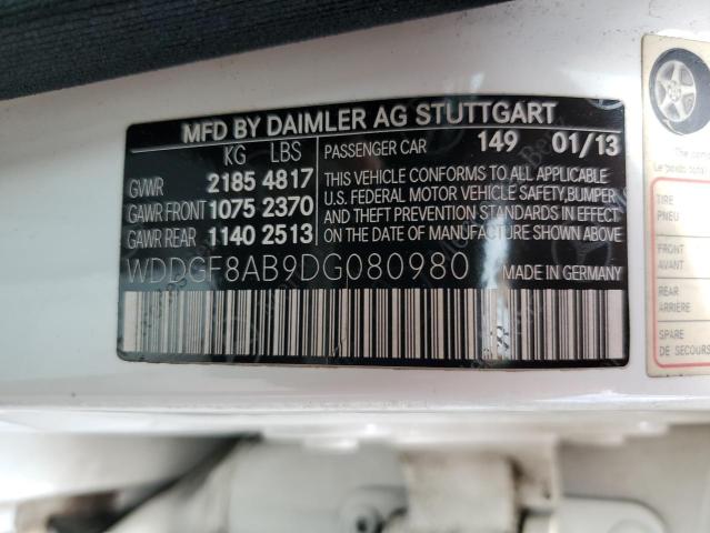 2013 MERCEDES-BENZ C 300 4MAT - WDDGF8AB9DG080980