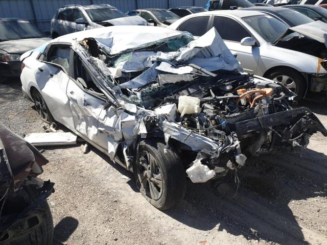 Vin: kmhlm4aj7pu059710, lot: 55572435, hyundai elantra blue 20234