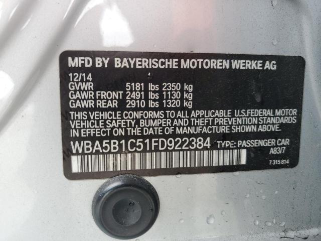 2015 BMW 535 I - WBA5B1C51FD922384