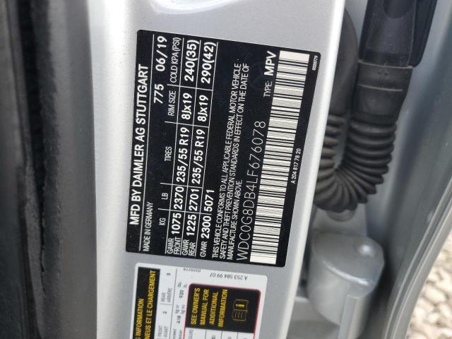 2020 MERCEDES-BENZ GLC 300 WDC0G8DB4LF676078