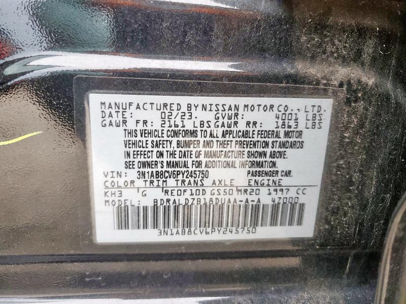 2023 NISSAN SENTRA SV - 3N1AB8CV6PY245750