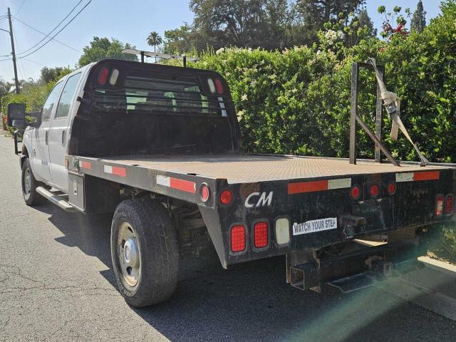 FORD F350 SUPER 2014 white crew cha diesel 1FD7W3FTXEEB36075 photo #4