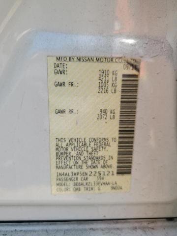 2014 NISSAN ALTIMA 2.5 - 1N4AL3AP5EN225121