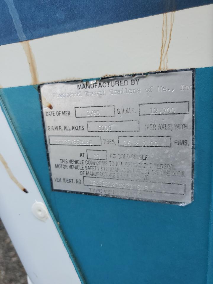 Lot #3199187515 1995 FLEETWOOD WESTPORT