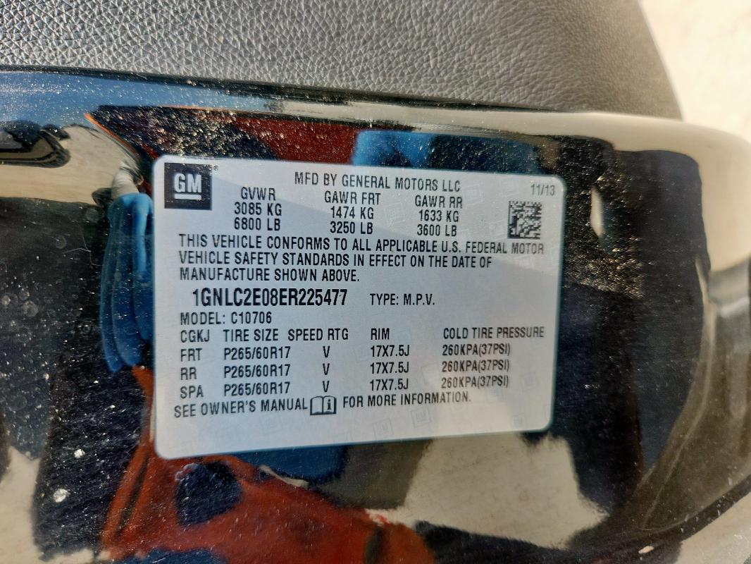 1gnlc2e08er225477 - 2014 Chevrolet tahoe police - #61460455