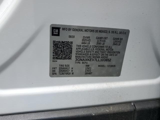 2020 CHEVROLET EQUINOX LT 3GNAXKEV7LL103852