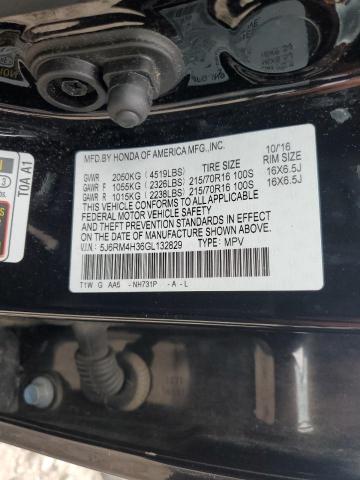 2016 HONDA CR-V LX 5J6RM4H36GL132829