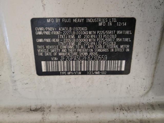 2015 SUBARU XV CROSSTR JF2GPASC2F8230559