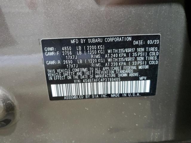 2023 SUBARU OUTBACK PR 4S4BTAFC4P3199405
