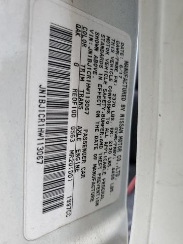 2017 NISSAN ROGUE SPOR - JN1BJ1CR1HW113067