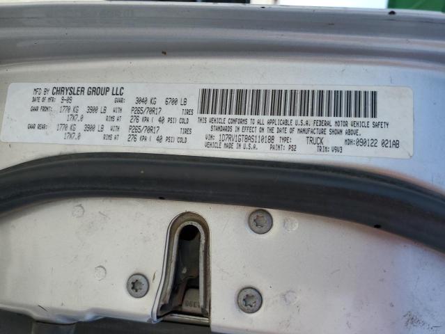 2010 DODGE RAM 1500 - 1D7RV1GT8AS110188