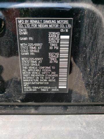 2016 NISSAN ROGUE S - KNMAT2MT5GP697209