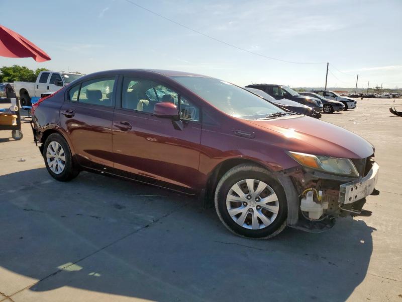 Vin: 19xfb2f58ce078685, lot: 62755375, honda civic lx 20124
