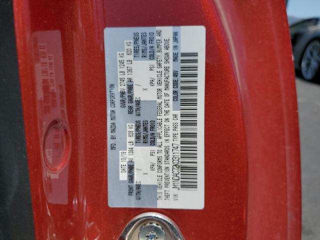 2019 MAZDA MX-5 MIATA JM1NDAC72K0311747
