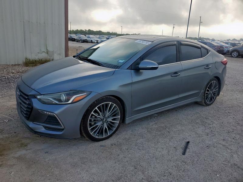 Vin: kmhd04lb7ju564806, lot: 55258785, hyundai elantra sport 2018 img_1