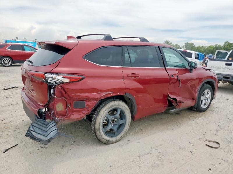 TOYOTA HIGHLANDER 2020 red  gas 5TDBZRBH5LS515485 photo #4
