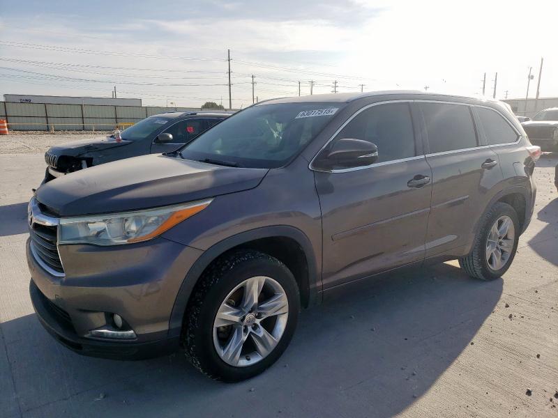 Vin: 5tdykrfh4fs103135, lot: 63017515, toyota highlander limited 2015 img_1