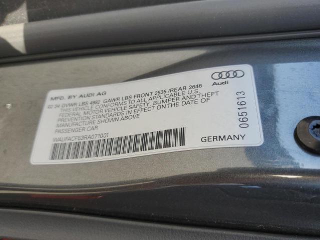 2024 AUDI A5 PREMIUM WAUFACF53RA071001