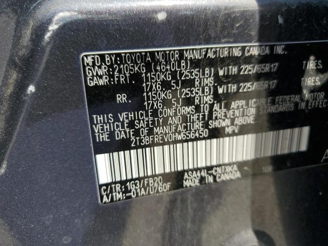 2017 TOYOTA RAV4 LE - 2T3BFREV0HW656450