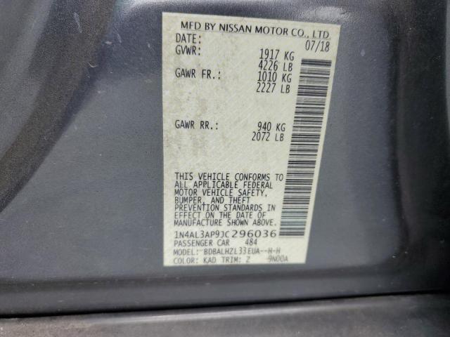 2018 NISSAN ALTIMA 2.5 - 1N4AL3AP9JC296036