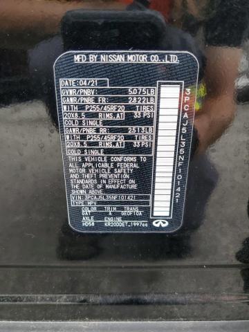 2022 INFINITI QX55 SENSO 3PCAJ5L35NF101421