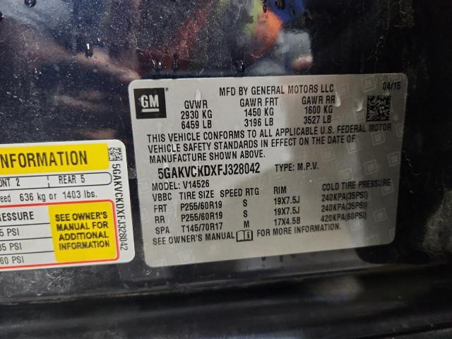 2015 BUICK ENCLAVE - 5GAKVCKDXFJ328042