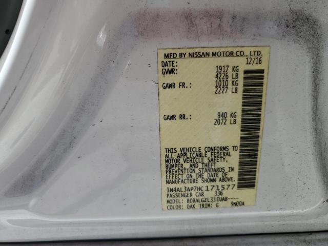 2017 NISSAN ALTIMA 2.5 - 1N4AL3AP7HC171577