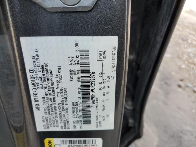 2018 FORD FUSION SE 3FA6P0HD9JR222976