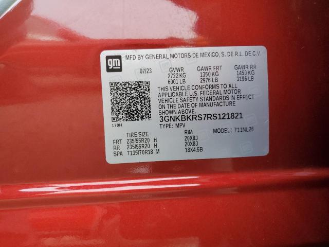 2024 CHEVROLET BLAZER RS - 3GNKBKRS7RS121821
