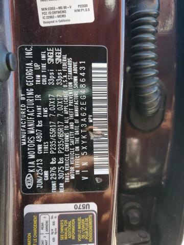 2014 KIA SORENTO LX - 5XYKT3A62EG486431