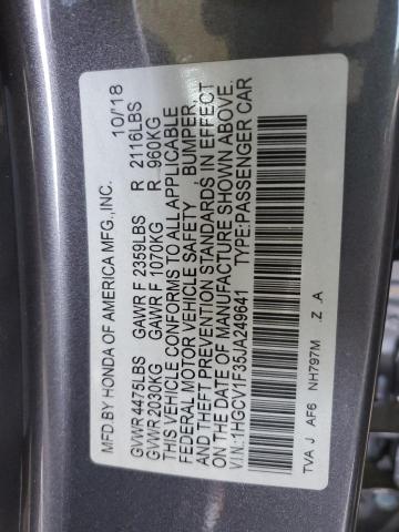 2018 HONDA ACCORD SPO - 1HGCV1F35JA249641