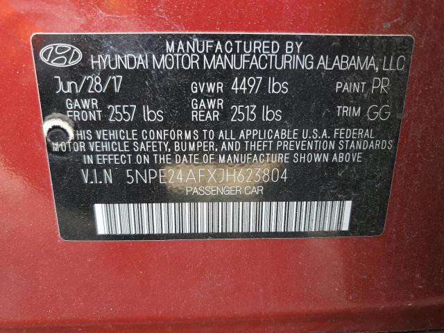 2018 HYUNDAI SONATA SE - 5NPE24AFXJH623804
